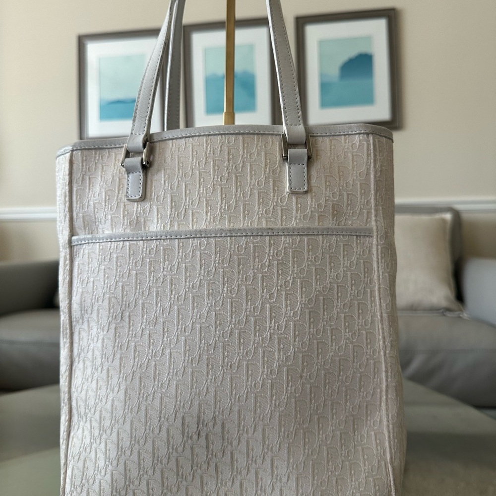 Dior Gray Tote Bag